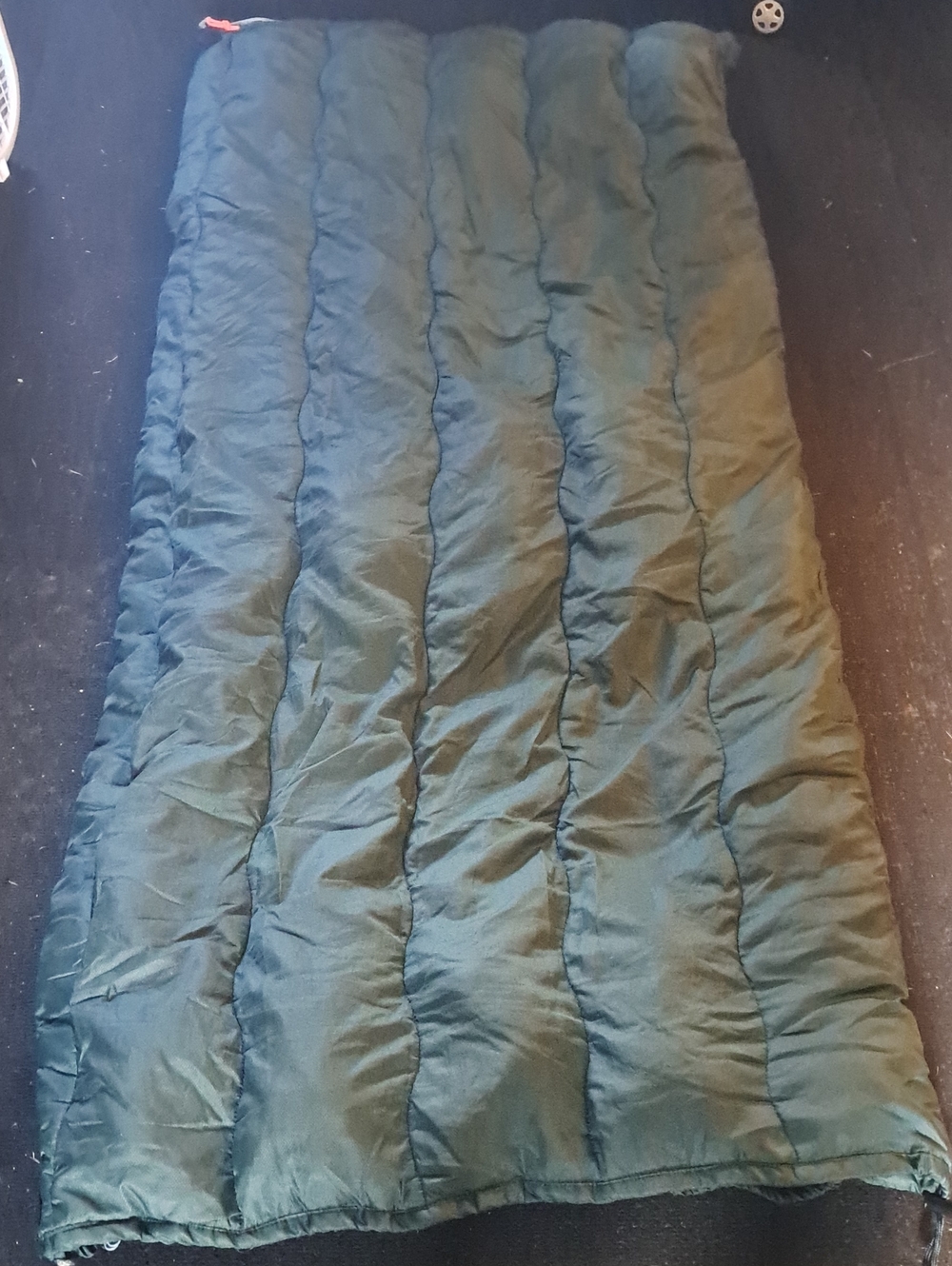 Classic Green Quilted Sleeping Bag - Unbranded